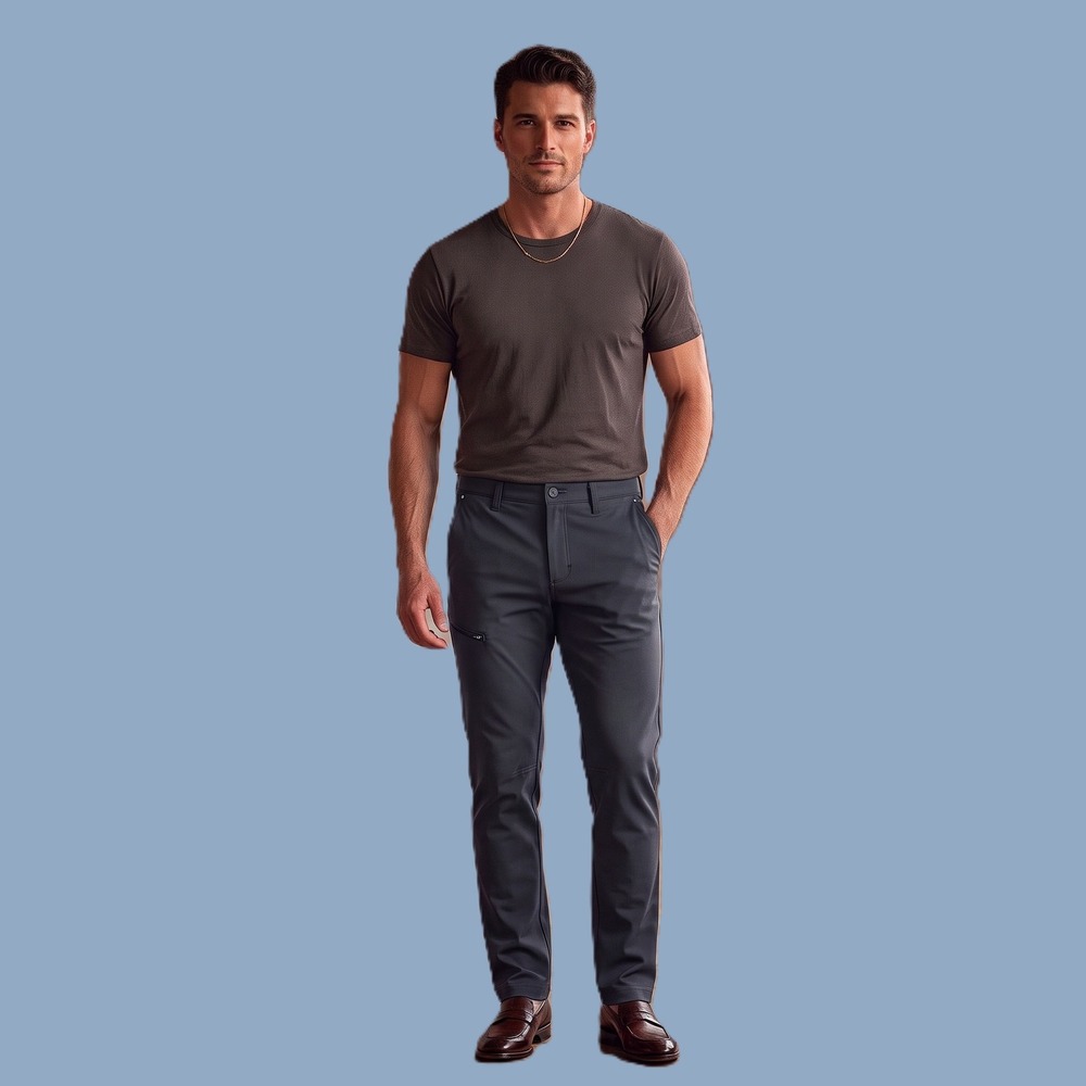Gerry Men's Venture Pants Navy Blue Fleece Lined Outdoor Hiking 34x29 Utility